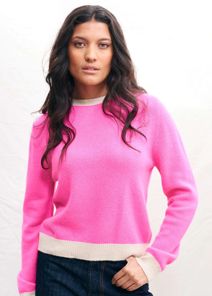 Tight pink sweater best sale