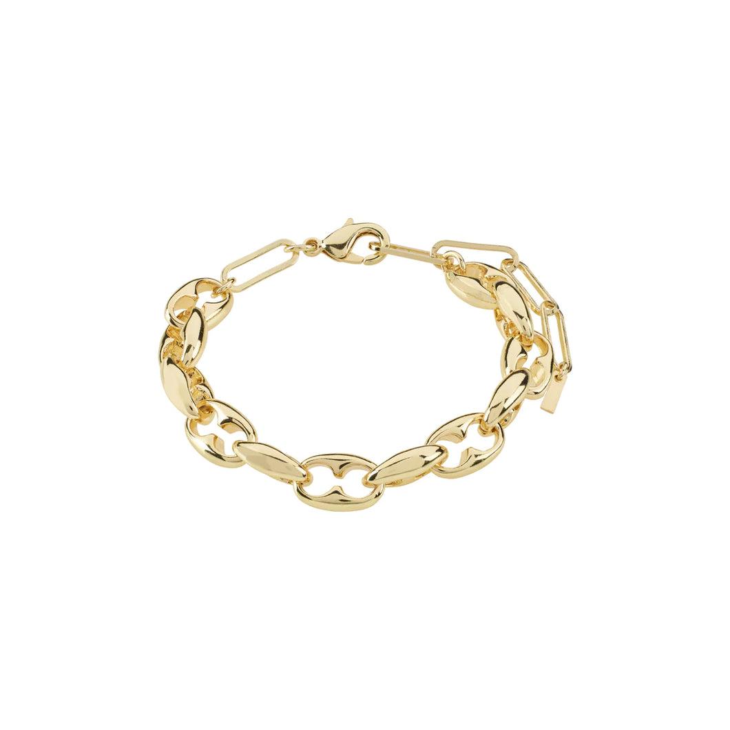 Pilgrim Pace Chunky Bracelet - Gold