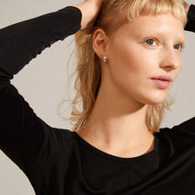 Load image into Gallery viewer, Pilgrim Pace Hoop &amp; Cuff Earrings - Silver
