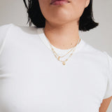 Sea Necklace - White/Gold