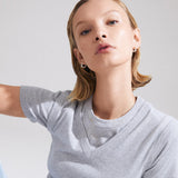 Trust Hoop Earrings - Silver