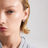 Trust Hoop Earrings - Silver