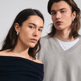 Feel 2-in-1 Earrings - Silver