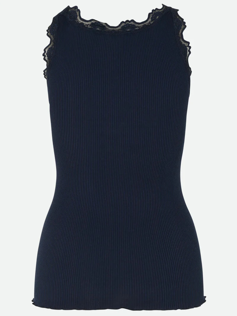 RWBabette U-Neck Lace Top - Navy