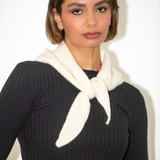 Nina Triangle Scarf - Ivory