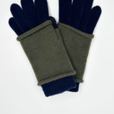 Wool & Cashmere 2-in-1 Gloves & Fingerless - Marino
