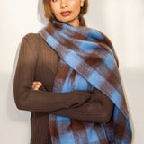 Lennie Scarf - Blue/Brown