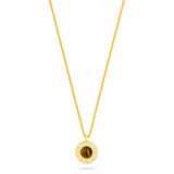 Zodiac Pendant Necklace - Tiger's Eye