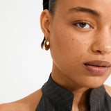 Sense Hoop Earrings - Gold