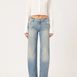 Ilia Barrel Jeans - Aged Mid