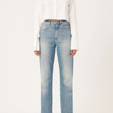 Enora Cigarette Jeans - Aged Mid