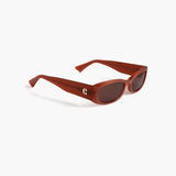 Romy Sunglasses - Red Brown