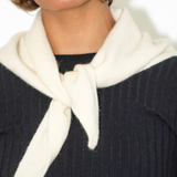 Nina Triangle Scarf - Ivory