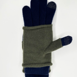 Wool & Cashmere 2-in-1 Gloves & Fingerless - Marino