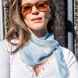 Lightweight Bandana Scarf - Ice Blue