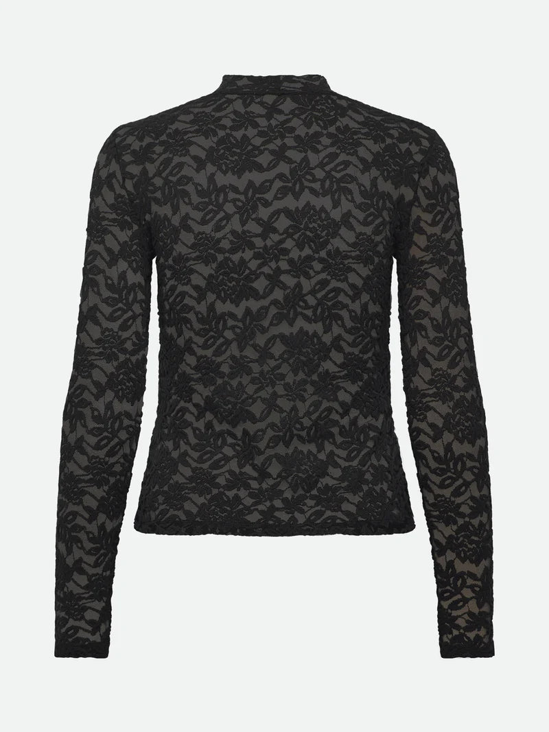 Delicia L/S Top - Black