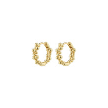 Load image into Gallery viewer, Pilgrim Solidarity Small Bubble Hoops - Gold
