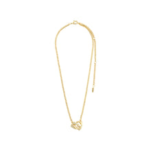 Load image into Gallery viewer, Pilgrim Learn Crystal Pendant Necklace - Gold
