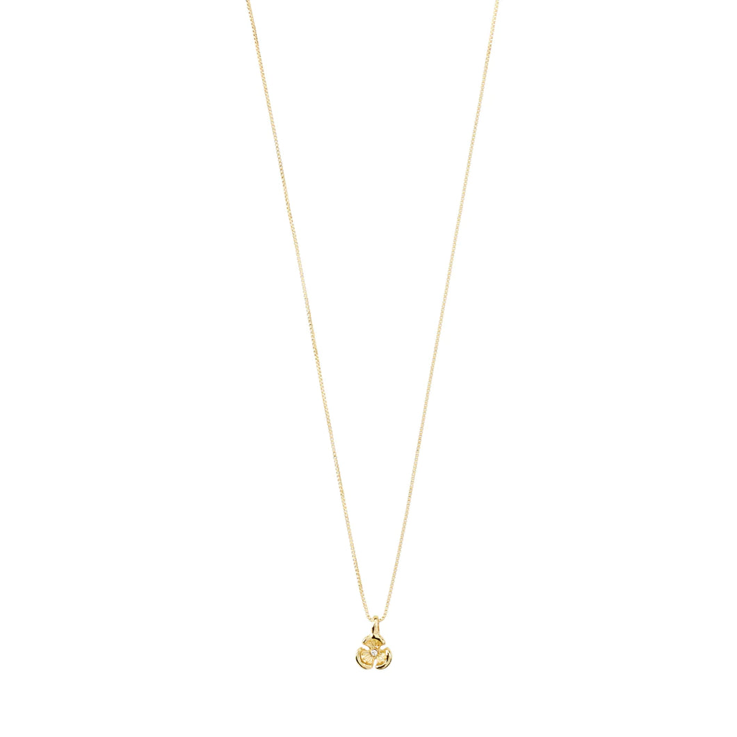 Pilgrim Echo Pendant Necklace - Gold