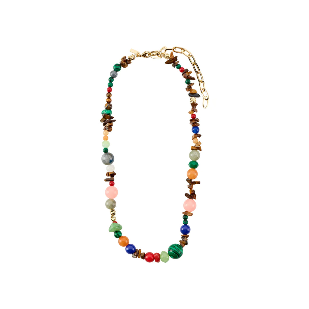 Pilgrim Echo Necklace - Multi/Gold