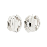 Stay Hoop Earrings - Silver