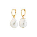 Sky Pearl Earrings - Gold