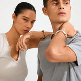 Phase Bangle Bracelet - Gold