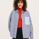 Baylie Chevrons Shirt - Blue