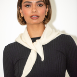 Nina Triangle Scarf - Ivory