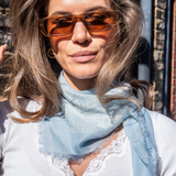 Lightweight Bandana Scarf - Ice Blue