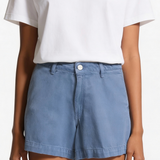 Reese Drill Tencel Shorts - Celeste