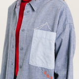 Baylie Chevrons Shirt - Blue