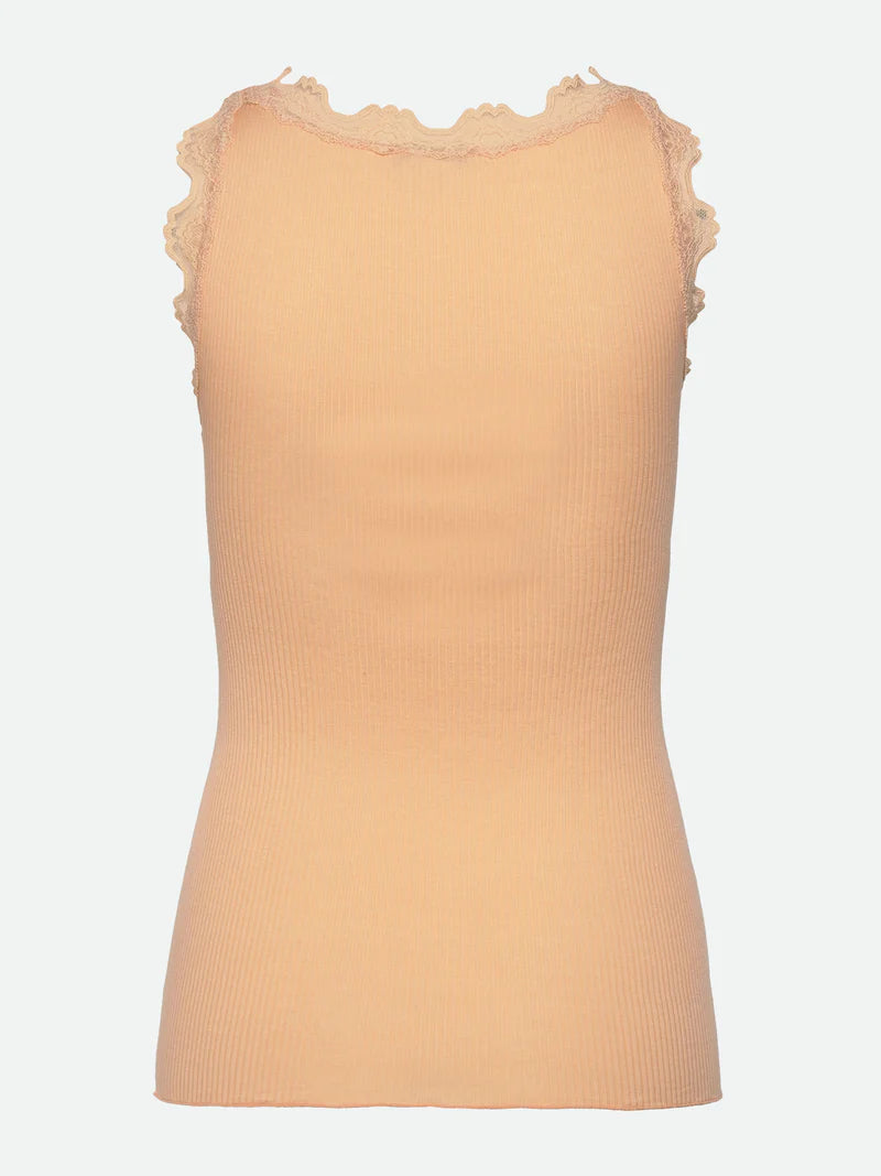 Babette Lace Top - Peach Fuzz