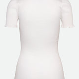 Beatha Button T-Shirt - New White