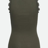 RWBabette U-Neck Lace Top - Forest Night