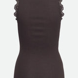 RWBabette U-Neck Lace Top - Ganache