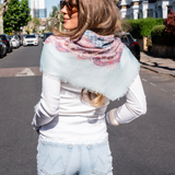 Large Paisley Bandana Scarf - Aqua