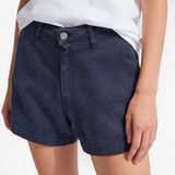 Reese Drill Tencel Shorts - Navy