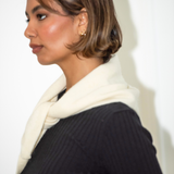 Nina Triangle Scarf - Ivory