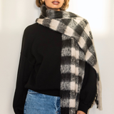 Lennie Scarf - Black/Ivory