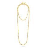 New York Long Necklace - Gold