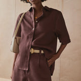 The Priya Shirt - Cinnamon