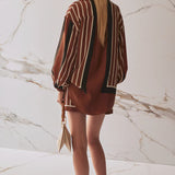 Faye Shirt - Cherrywood Stripe