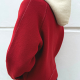 Fallon Hood Jacket - Deep Red