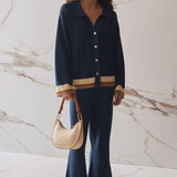 Abigail Knit Shirt - Atlantic Stripe