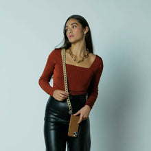 Load image into Gallery viewer, La Coque Francaise Sarah Phone Chain - Matte Beige
