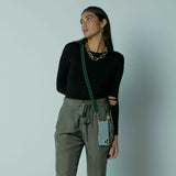 Sarah Phone Chain - Matte Fir Green