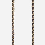 Lou Phone Chain - Black/Gold