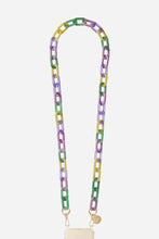 Load image into Gallery viewer, La Coque Francaise Blake Phone Chain - Purple/Green
