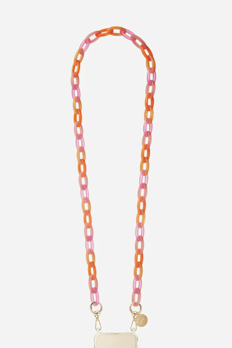 La Coque Francaise Sunny Phone Chain - Coral